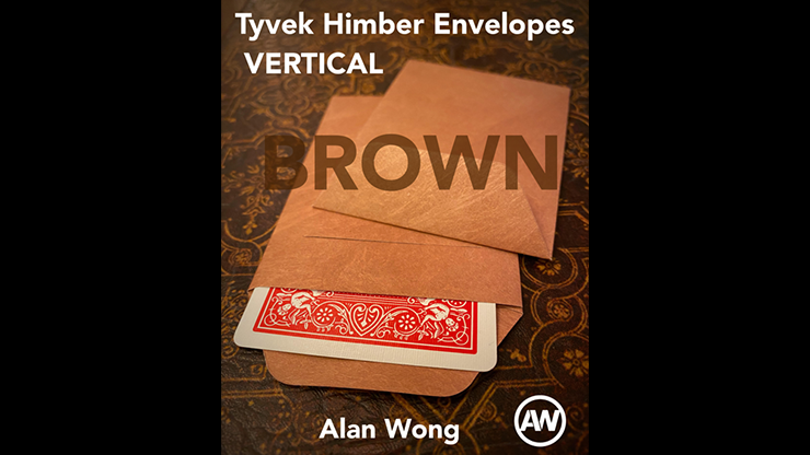 Tyvek VERTICAL Himber Envelopes BROWN (12 pk.) | Alan Wong