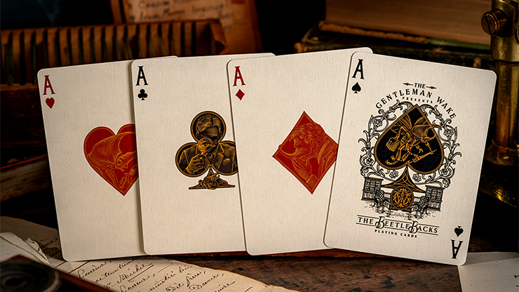 The Beetle Backs (Cobalt Edition) Playing Cards