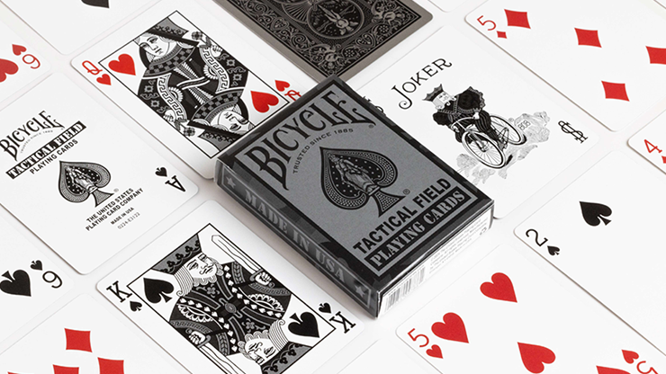 Bicycle Tactical Field (Black) Playing Cards | US Playing Card Co