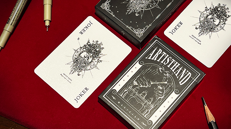 Artist Hand Playing Cards
