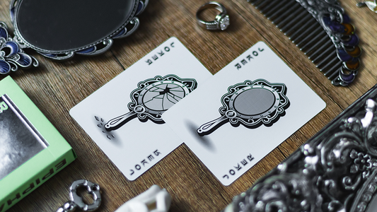 Reflections Epiphany (Green) Playing Cards | Emily Sleights