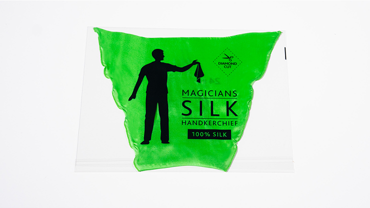 PRO SILK DIAMOND CUT GREEN 18" | Murphy's Magic