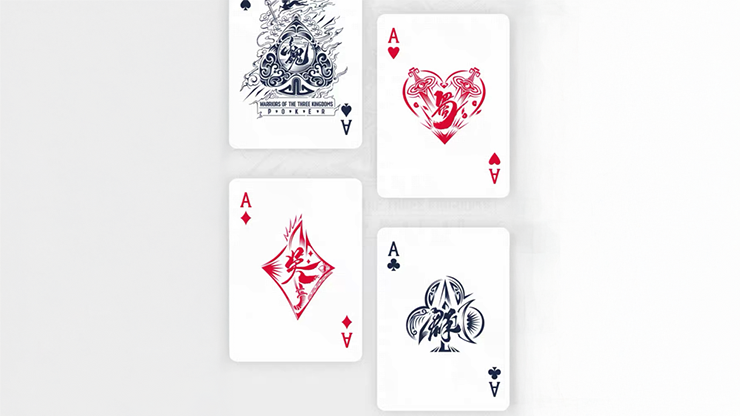 Warriors Of Three Kingdoms (Blue) Playing Cards | YOKAGAME