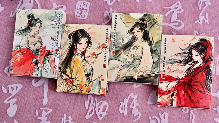 Four Beauties (YangYuhuan) Playing Cards