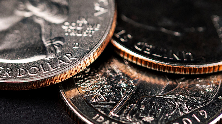 Triad Coins (Quarter) | Joshua Jay and Vanishing Inc.