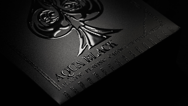 Aqua Black Invisible Playing Cards | MPC
