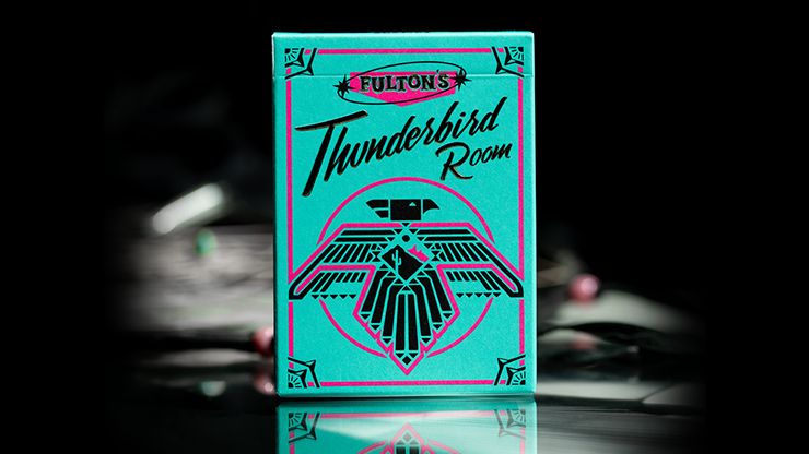FULTON'S THUNDERBIRD ROOM TURQUOISE EDITION PLAYING CARDS