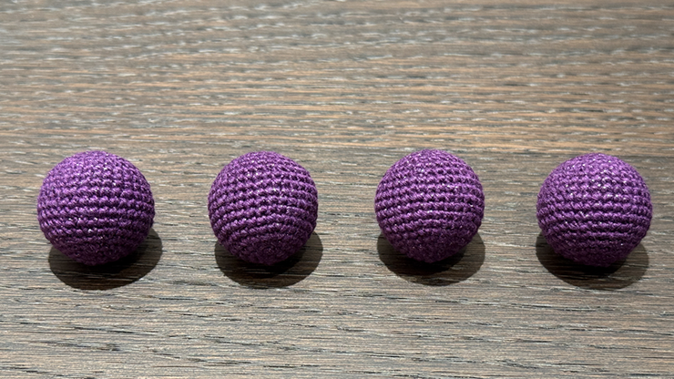 Shining Crochet Balls (Dark Purple) | JT Magic