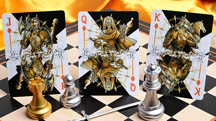 CHESS White Playing Cards | Hidden Light