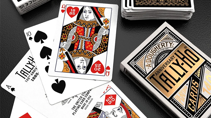 Tally Ho 140th Anniversary (Metaluxe) Playing Cards | US Playing Card
