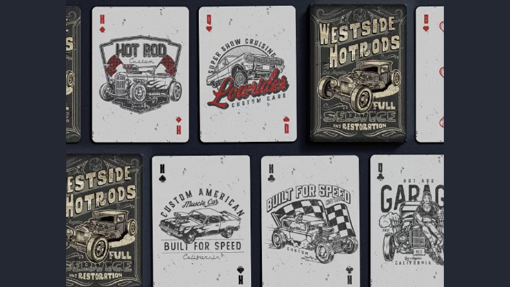 Westside Hotrods Playing Cards