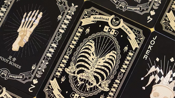 Medical Poker (Black) Playing Cards