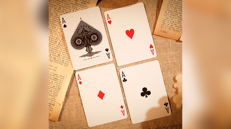 Mr. Black V2 (Red) Playing Cards