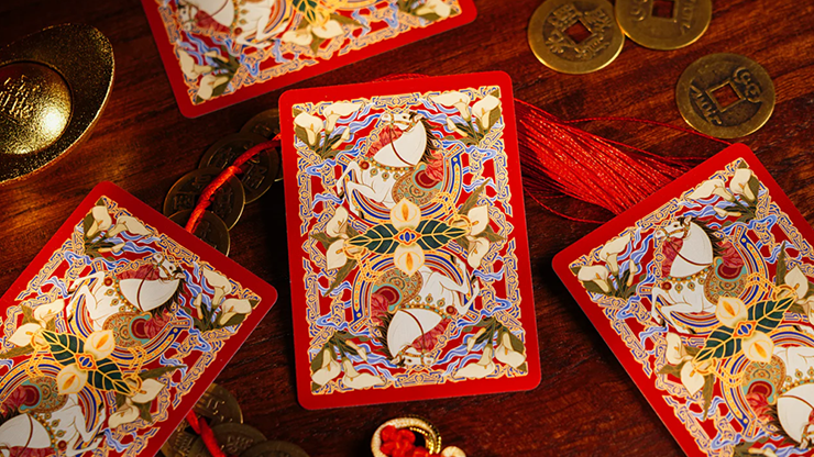 Year of the Horse (Red) Playing Cards | TCC Fashion