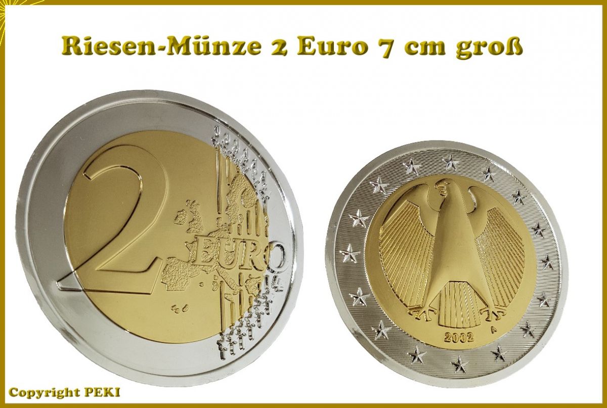 Giant coin 2 Euro