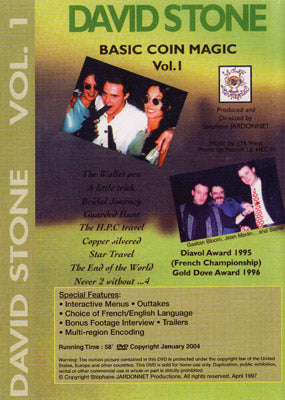 Basic Coin Magic - Vol.1 | David Stone - DVD