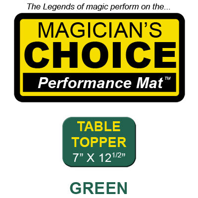 Table Topper Close-Up Mat (GREEN - 7x12.5) | Ronjo