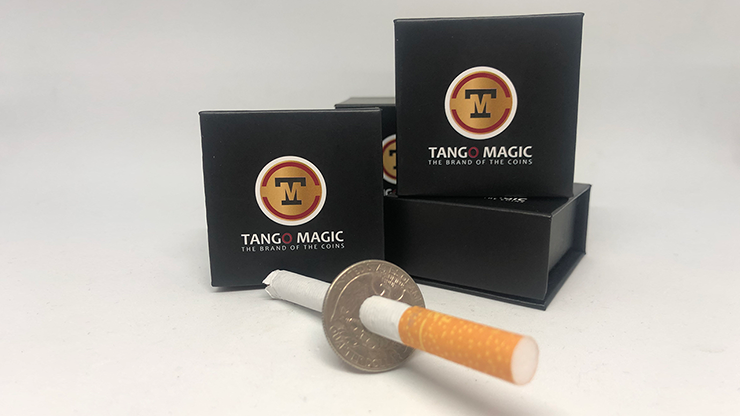 Cigarette Through Quarter, Two Sided (D0075) | Tango magic