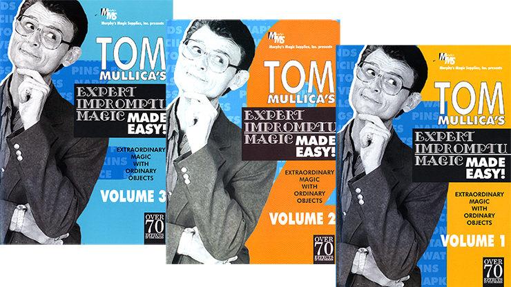 Mullica Expert Impromptu Magic Made Easy Set (Vol 1 thru 3) Tom Mullica video DOWNLOAD