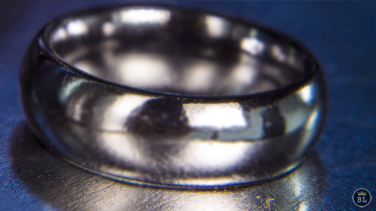 Ash and Ember Silver Curved Size 7 (2 Rings) | Zach Heath