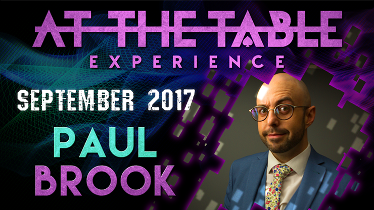 At The Table Live Lecture | Paul Brook September 20th 2017 - (Download)