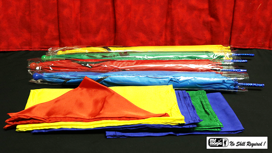 Umbrellas from Handkerchief | Mr. Magic