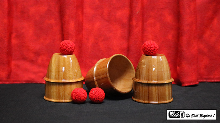 Cups and Balls (Wooden) | Mr Magic
