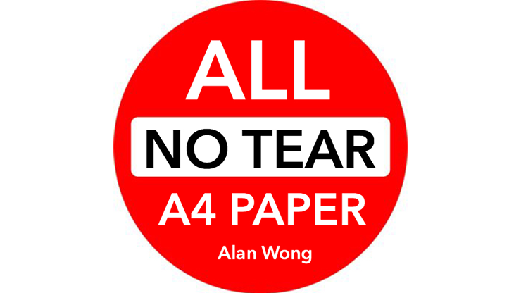 No Tear Pad (Extra Large, 8.5 X 11.5") ALL No Tear | Alan Wong