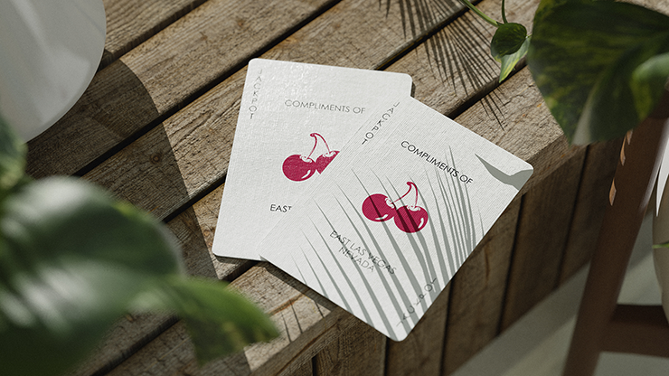 Cherry Casino (Tropicana Teal) Playing Cards | Pure Imagination Projects