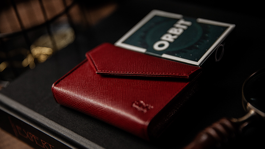Luxury Leather Playing Card Carrier (rot) | TCC