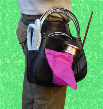 Leather pouch, large