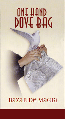 One Hand Dove Bag (Newspaper Design) | Bazar de Magia