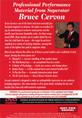 Ultra Cervon Vol. 1 - Bruce Cervon - (DVD)