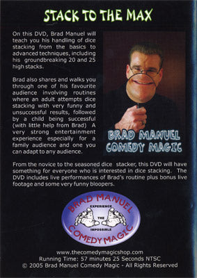 Stack To The Max - Impossible Dice Stacking | Brad Manuel - (DVD)