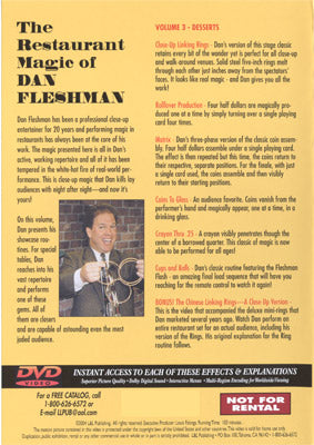 Restaurant Magic Vol. 3 | Dan Fleshman - (DVD)