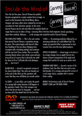 Inside the Mind of Garrett Thomas Vol. 1 - (DVD)