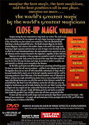 World's Greatest Magic: Close Up Magic Vol.1 - (DVD)