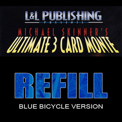 Refill Cards for Ultimate 3 Card Monte (blue)