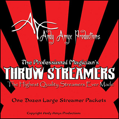Throw Streamers (12 pieces) | Andy Amyx