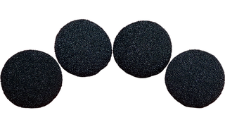 2 inch Regular Sponge Ball (Black) Pack of 4 from Magic | Gosh