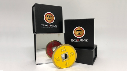 Chinese Coin (CH0020) Red & Yellow | Tango Magic s