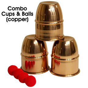 Combo Cups & Balls (Copper) | Premium magic 
