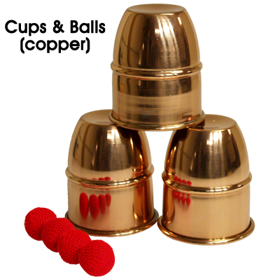 Cups & Balls (Copper) | Premium Magic 