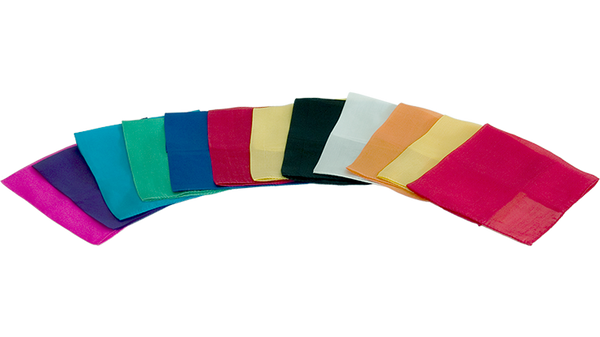 Silks 12 inch 12 Pack (Assorted) Magic | Gosh 