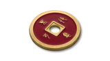 Dollar Size Chinese Coin (Black and Red) | Tango (CH037)