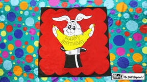 Bag to Happy Birthday Silk (36 inch x 36 inch) | Mr. Magic 