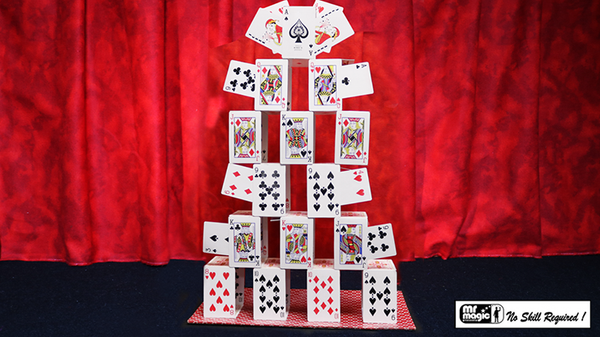 Card Castle with Six Card Repeat | Mr. Magic 