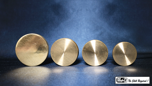 Nested Coin Box Brass (4) | Mr. Magic 