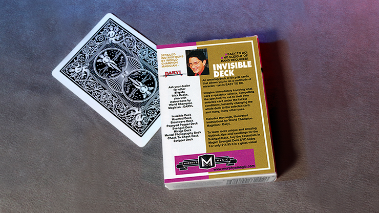 Invisible Deck Bicycle (Black) 