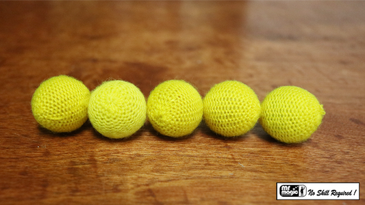 Crochet 5 Ball combo Set (1"/Yellow) | Mr. Magic 